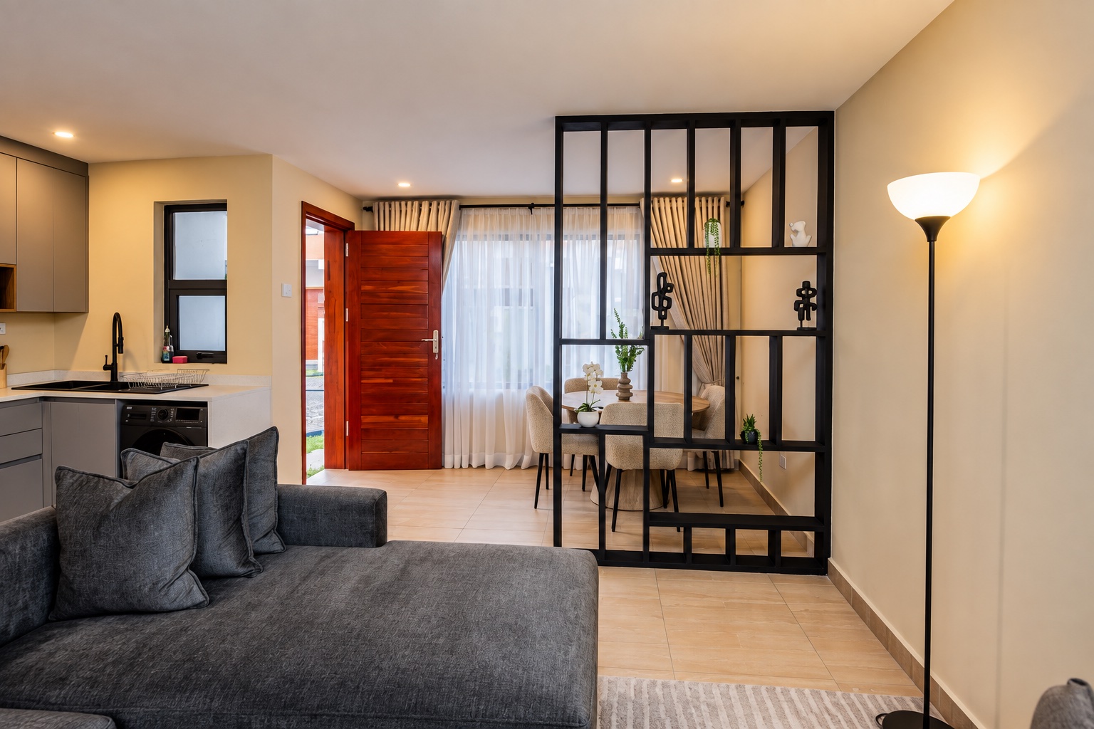 The living area